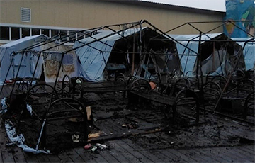 В России сгорел детский палаточный лагерь на 190 человек