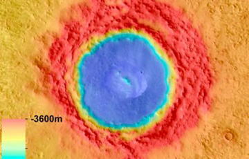 Навукоўцы ўбачылі на Марсе сляды гіганцкага цунамі