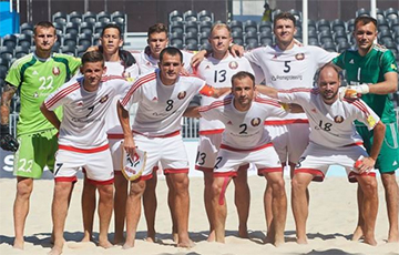Пляжный футбол: сборная Беларуси обыграла команду Германии в Евролиге