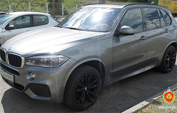 Гродненская таможня задержала BMW X5, разыскиваемый Интерполом