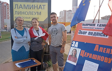 European Belarus Holds New Pickets To Collect Signatures