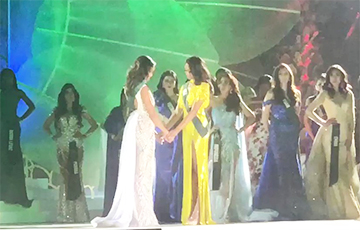 Белоруска выиграла титул «Мисс Огонь» на всемирном конкурсе красоты «Мисс Земля-2019»