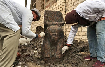 Недалёка ад Гізы выявілі унікальную статую фараона Рамзэса II