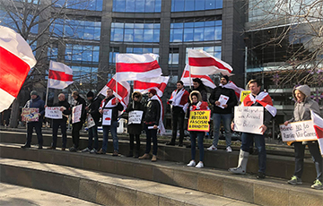 Rally To Support Belarus' Independence Held In New York City