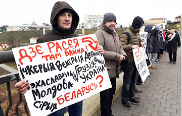 Hrodna Residents Reminded Putin Of Algirdas, Vytautas, Báthory And Kalinouski