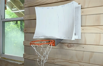 Создан баскетбольный щит, с которым невозможно промахнуться