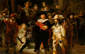«Ночной дозор» Рембрандта теперь можно рассмотреть до мельчайших подробностей онлайн