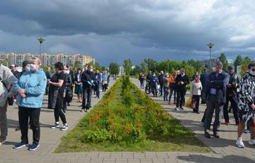 В Бобруйске проходят пикеты за Светлану Тихановскую