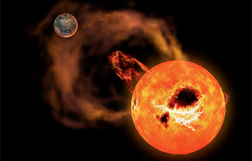 Астрономы зафиксировали сильнейшую супервспышку на звезде
