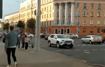 Car Protest Continues In Minsk