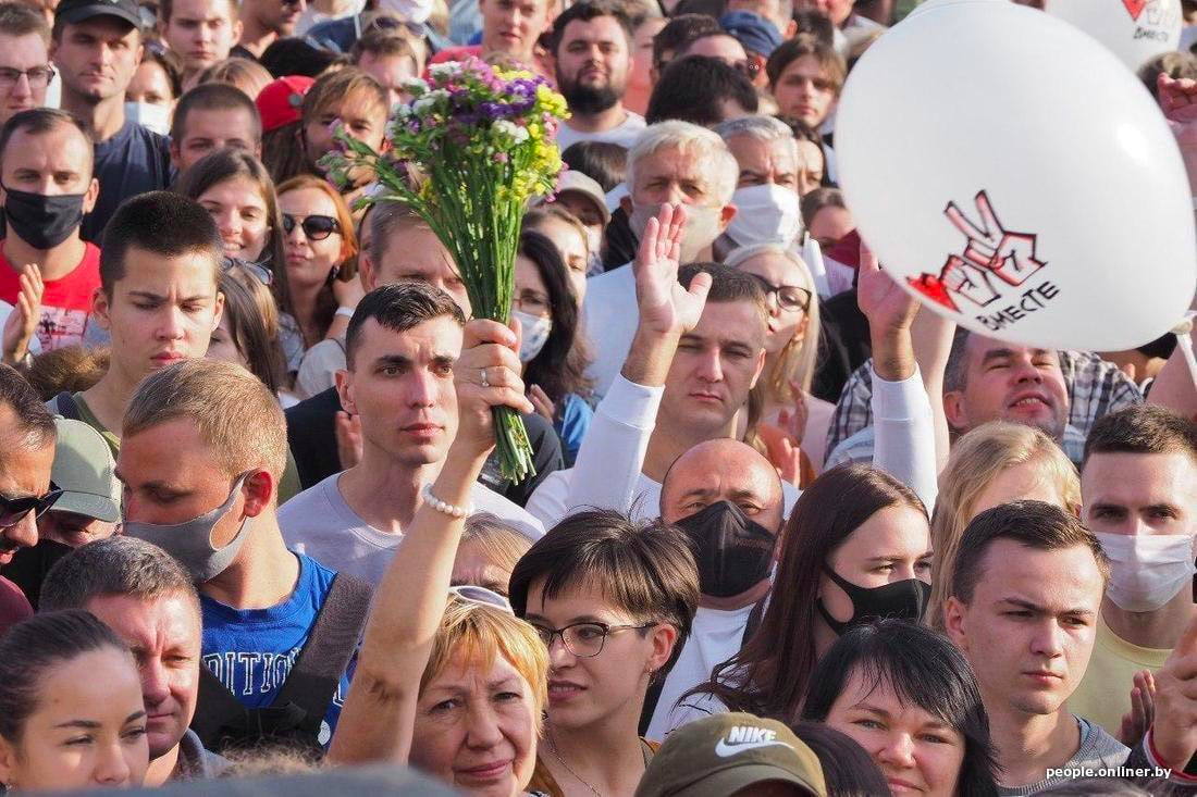 Протесты в беларуси 2020 фото