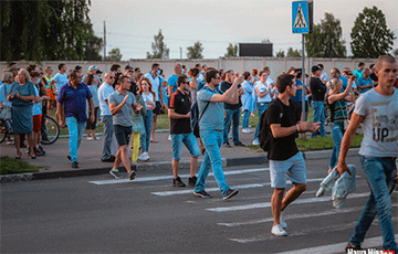 Salihorsk Residents Held Rally