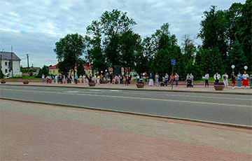 Акции протеста проходят в Столбцах, Дзержинске и Слуцке