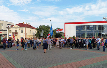 Ошмянские строители присоединились к Всебелорусской забастовке