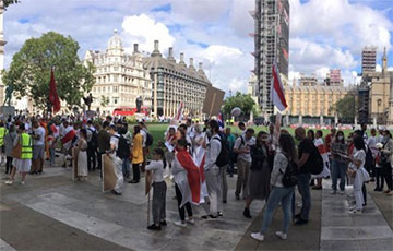 Акция «Путь Свободы» в поддержку белорусов прошла в Лондоне