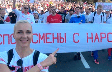 Военный городок в Уручье поддержал Елену Левченко