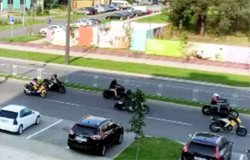 Шумный мотопробег солидарности прошел в Новой Боровой