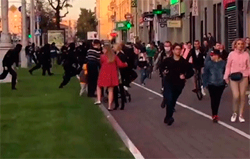 Лукашысты нападалі на людзей на вуліцы Бядулі і каля ГЦ «Маскоўска-Венскага»