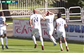 Футболист «Слуцка» отпраздновал гол в ворота БАТЭ протестным жестом