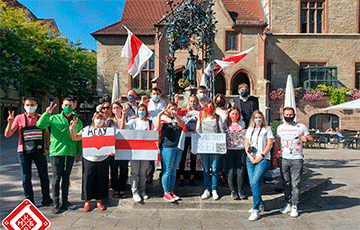 Немецкий Геттинген солидарен с протестующим народом Беларуси