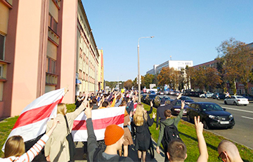 BSUIR Students Took Part in the March of Brave People