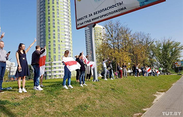 Минчане из ЖК «Каскад» вышли на протест