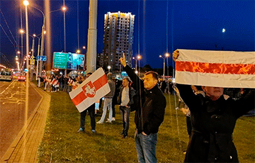 Several Hundred People Gathered In Minsk Serabranka