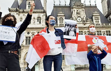 Париж поддержал протестующих белорусов