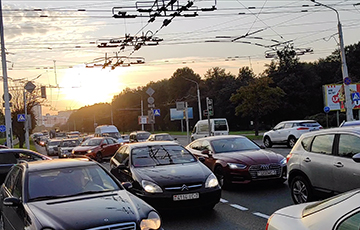 Minsk Sits In Traffic Jams