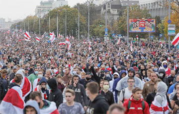 March Of 97% Held All Over Belarus (Online)