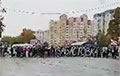 В Жодино протестующие перекрыли дорогу
