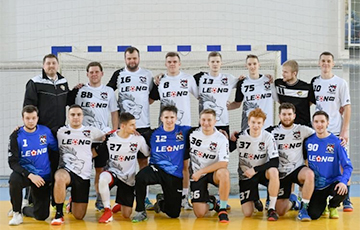 Беларускі гандбольны клуб адмовіўся выходзіць на матч на знак пратэсту