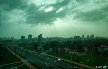 Что за дымка видна над Минском