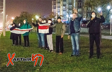 Минский квартал «Солидарности» вышел на уличную акцию