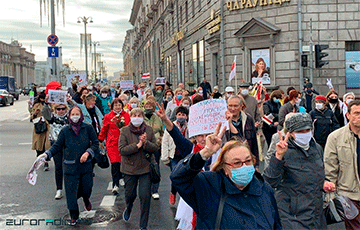 В Минске прошел Марш пенсионеров