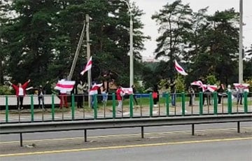 Менская Сцяпянка далучылася да сённяшніх акцый салідарнасці