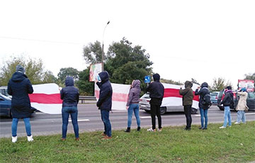 Брестчане выстроились в цепь солидарности