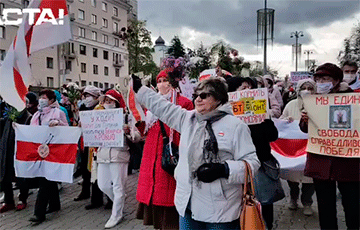 Беларускія пенсіянеры паказалі, як трэба рыхтавацца да страйку
