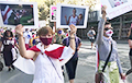 Belarusian Women Held Women's March In San Francisco