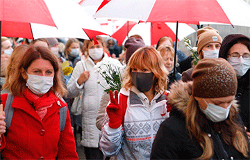 Proud Women's March of Professions Takes Place in Minsk (Online)