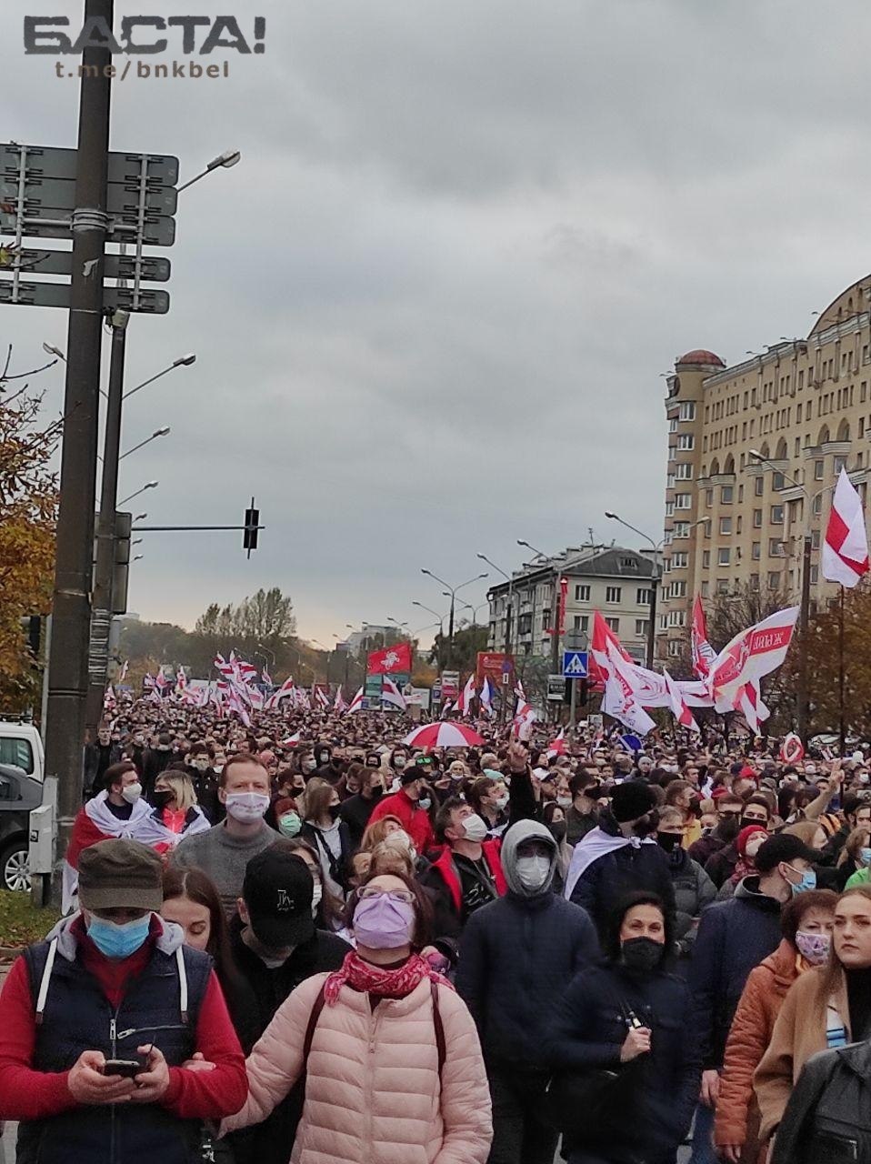 Sunday March Took Place in Belarus - Belarusian News - Charter'97