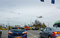 В разных районах Минска — транспортный коллапс