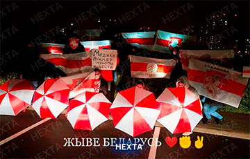 Сталічныя Лошыца, Хацежына і Сухарава выйшлі на пратэст