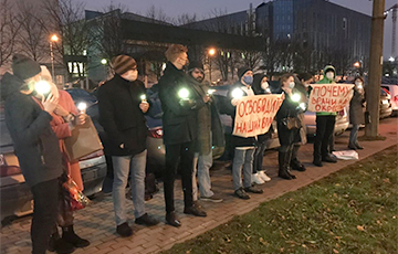 Medics Held Solidarity Rally In Minsk In The Morning