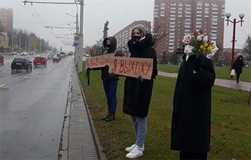 Акцыя памяці праходзіць на Партызанскім праспекце ў Менску