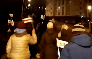 Minskers Held Protest March