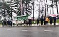 В разных частях Гродно протестующие вышли на акции