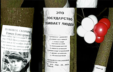 Senitsa Partisans Hung Up Posters Around District That Make People Think