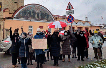 У Берасці, Віцебску і Гародні пенсіянеры таксама выйшлі на вуліцы