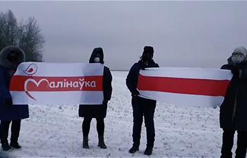 Минская Малиновка на акции протеста передала привет соседним районам